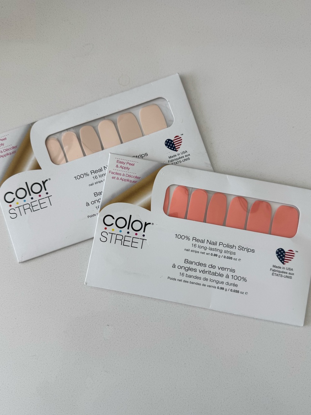 Color Street Ballet Blush & Heart of Marigold Nail Polish Strips - Set of Two